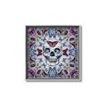 Picture of Butterfly Skull _GroupedProduct_Square_Canvas_Framed_