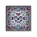Picture of Butterfly Skull _GroupedProduct_Square_Canvas_Framed_