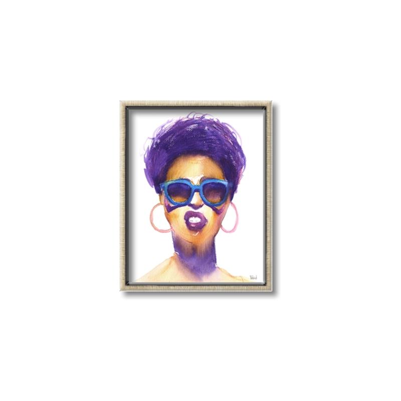 Picture of Purple Punk _GroupedProduct_Rectangle_Portrait_Canvas_Framed_