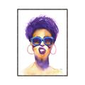 Picture of Purple Punk _GroupedProduct_Rectangle_Portrait_Canvas_Framed_