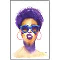 Picture of Purple Punk _GroupedProduct_Rectangle_Portrait_Canvas_Framed_