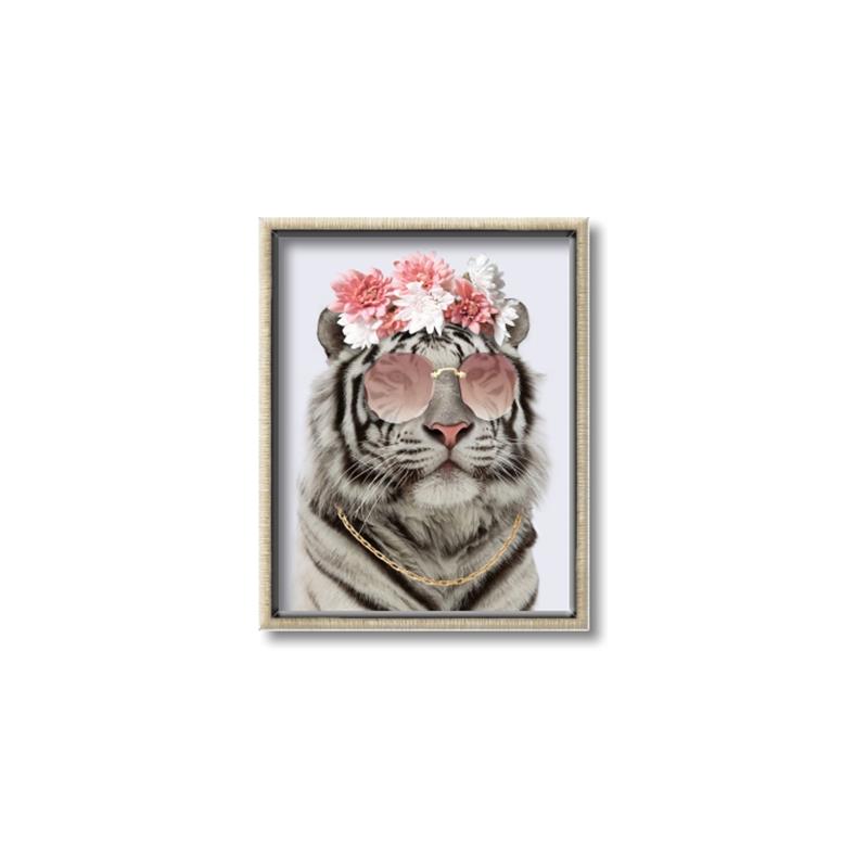 Picture of Fashion Tiger _GroupedProduct_Rectangle_Portrait_Canvas_Framed_