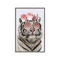 Picture of Fashion Tiger _GroupedProduct_Rectangle_Portrait_Canvas_Framed_