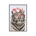 Picture of Fashion Tiger _GroupedProduct_Rectangle_Portrait_Canvas_Framed_