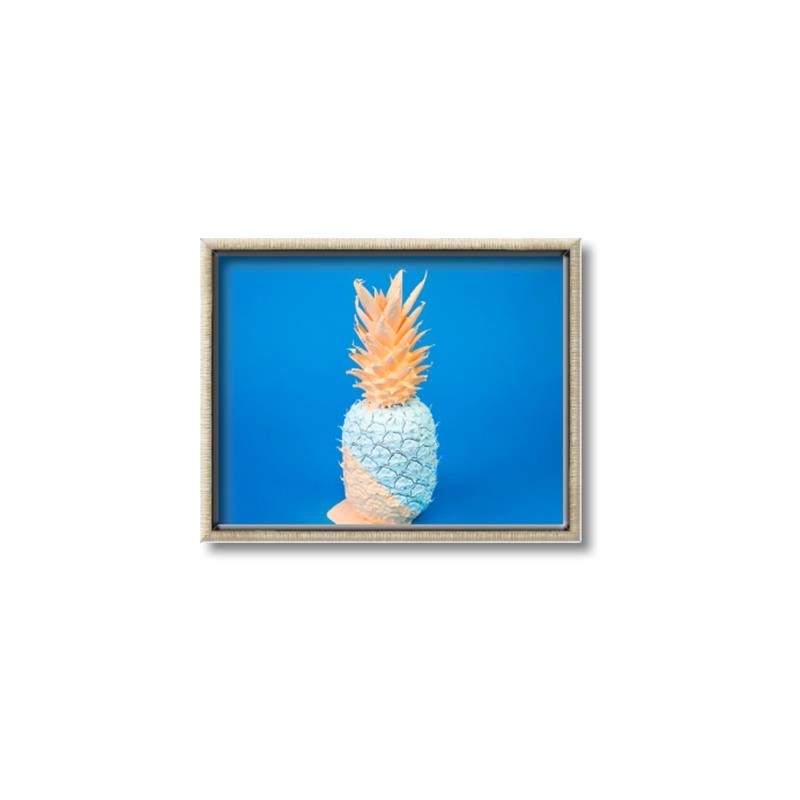 Picture of Blue Pineapple _GroupedProduct_Rectangle_Landscape_Photography _GroupedProduct_Rectangle_Landscape_Canvas_Framed_
