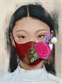 Picture of Masked Girl III _GroupedProduct_Rectangle_Portrait_Unframed_Print_Only_