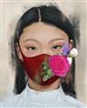 Picture of Masked Girl III _GroupedProduct_Rectangle_Portrait_Unframed_Print_Only_