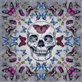 Picture of Butterfly Skull _GroupedProduct_Square_Unframed_Print_Only_