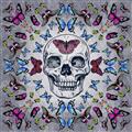 Picture of Butterfly Skull _GroupedProduct_Square_Unframed_Print_Only_