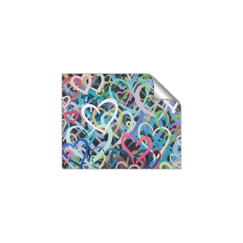 Picture of Painted Hearts _GroupedProduct_Rectangle_Landscape_Unframed_Print_Only_