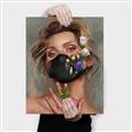 Picture of Masked Girl II _GroupedProduct_Rectangle_Portrait_Canvas_