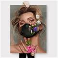 Picture of Masked Girl II _GroupedProduct_Rectangle_Portrait_Canvas_