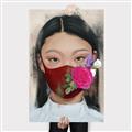 Picture of Masked Girl III _GroupedProduct_Rectangle_Portrait_Canvas_