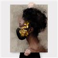 Picture of Masked Girl IV _GroupedProduct_Rectangle_Portrait_Canvas_