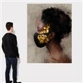 Picture of Masked Girl IV _GroupedProduct_Rectangle_Portrait_Canvas_