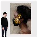 Picture of Masked Girl IV _GroupedProduct_Rectangle_Portrait_Canvas_