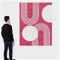 Picture of Bright Pink Abstract I  _GroupedProduct_Rectangle_Portrait_Canvas_