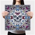 Picture of Butterfly Skull _GroupedProduct_Square_Canvas_