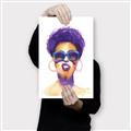 Picture of Purple Punk _GroupedProduct_Rectangle_Portrait_Canvas_
