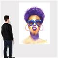 Picture of Purple Punk _GroupedProduct_Rectangle_Portrait_Canvas_