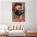 Picture of Masked Girl II _GroupedProduct_Rectangle_Portrait_Canvas_