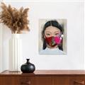 Picture of Masked Girl III _GroupedProduct_Rectangle_Portrait_Canvas_