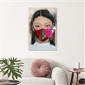 Picture of Masked Girl III _GroupedProduct_Rectangle_Portrait_Canvas_