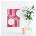 Picture of Bright Pink Abstract I  _GroupedProduct_Rectangle_Portrait_Canvas_