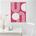 Picture of Bright Pink Abstract I  _GroupedProduct_Rectangle_Portrait_Canvas_