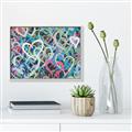 Picture of Painted Hearts _GroupedProduct_Rectangle_Landscape_Canvas_Framed_