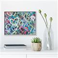 Picture of Painted Hearts _GroupedProduct_Rectangle_Landscape_Canvas_Framed_
