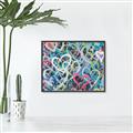 Picture of Painted Hearts _GroupedProduct_Rectangle_Landscape_Canvas_Framed_