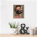 Picture of Masked Girl II _GroupedProduct_Rectangle_Portrait_Canvas_Framed_