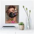 Picture of Masked Girl II _GroupedProduct_Rectangle_Portrait_Canvas_Framed_
