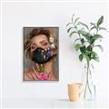 Picture of Masked Girl II _GroupedProduct_Rectangle_Portrait_Canvas_Framed_