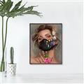 Picture of Masked Girl II _GroupedProduct_Rectangle_Portrait_Canvas_Framed_