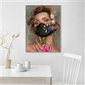 Picture of Masked Girl II _GroupedProduct_Rectangle_Portrait_Canvas_Framed_