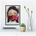 Picture of Masked Girl III _GroupedProduct_Rectangle_Portrait_Canvas_Framed_