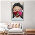 Picture of Masked Girl III _GroupedProduct_Rectangle_Portrait_Canvas_Framed_