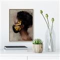 Picture of Masked Girl IV _GroupedProduct_Rectangle_Portrait_Canvas_Framed_