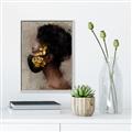 Picture of Masked Girl IV _GroupedProduct_Rectangle_Portrait_Canvas_Framed_