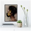 Picture of Masked Girl IV _GroupedProduct_Rectangle_Portrait_Canvas_Framed_