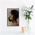 Picture of Masked Girl IV _GroupedProduct_Rectangle_Portrait_Canvas_Framed_