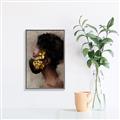 Picture of Masked Girl IV _GroupedProduct_Rectangle_Portrait_Canvas_Framed_