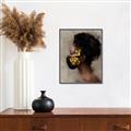 Picture of Masked Girl IV _GroupedProduct_Rectangle_Portrait_Canvas_Framed_