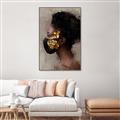 Picture of Masked Girl IV _GroupedProduct_Rectangle_Portrait_Canvas_Framed_