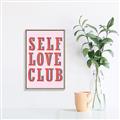 Picture of Self Love Club _GroupedProduct_Rectangle_Portrait_Canvas_Framed_