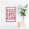 Picture of Self Love Club _GroupedProduct_Rectangle_Portrait_Canvas_Framed_