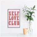 Picture of Self Love Club _GroupedProduct_Rectangle_Portrait_Canvas_Framed_