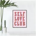 Picture of Self Love Club _GroupedProduct_Rectangle_Portrait_Canvas_Framed_